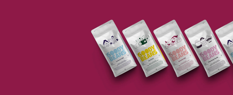 bags of coffee beans