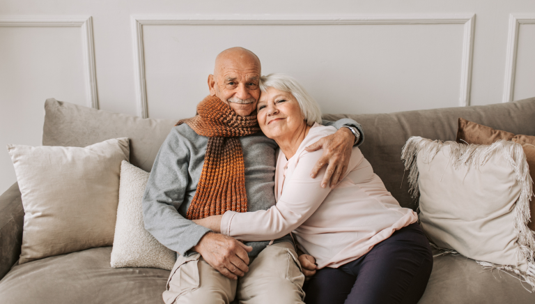 Elderly couple